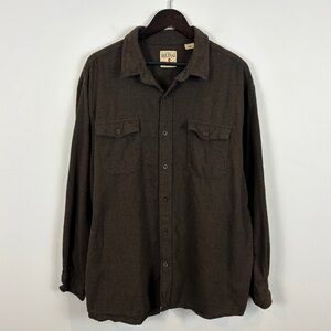 Red Head Brand Co Button Up Long Sleeve Brown Size 2XL